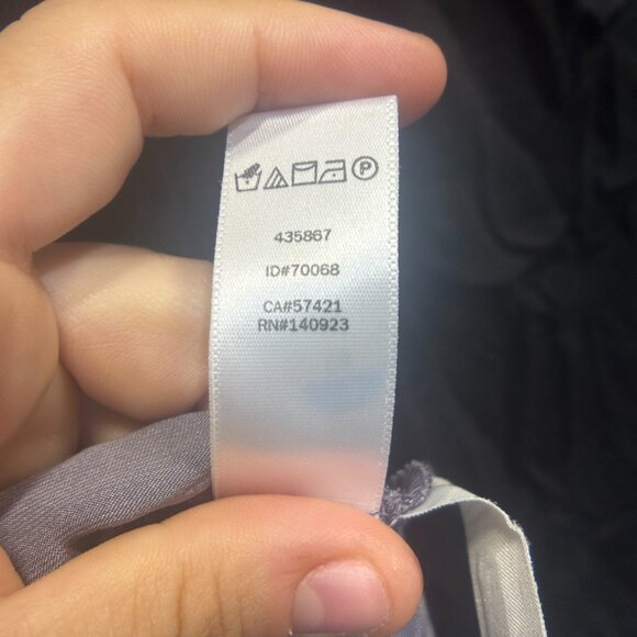 EUC Ann Taylor Spaghetti Strap Midi Dress Black & Grey Size XL Tall - Picture 13 of 15